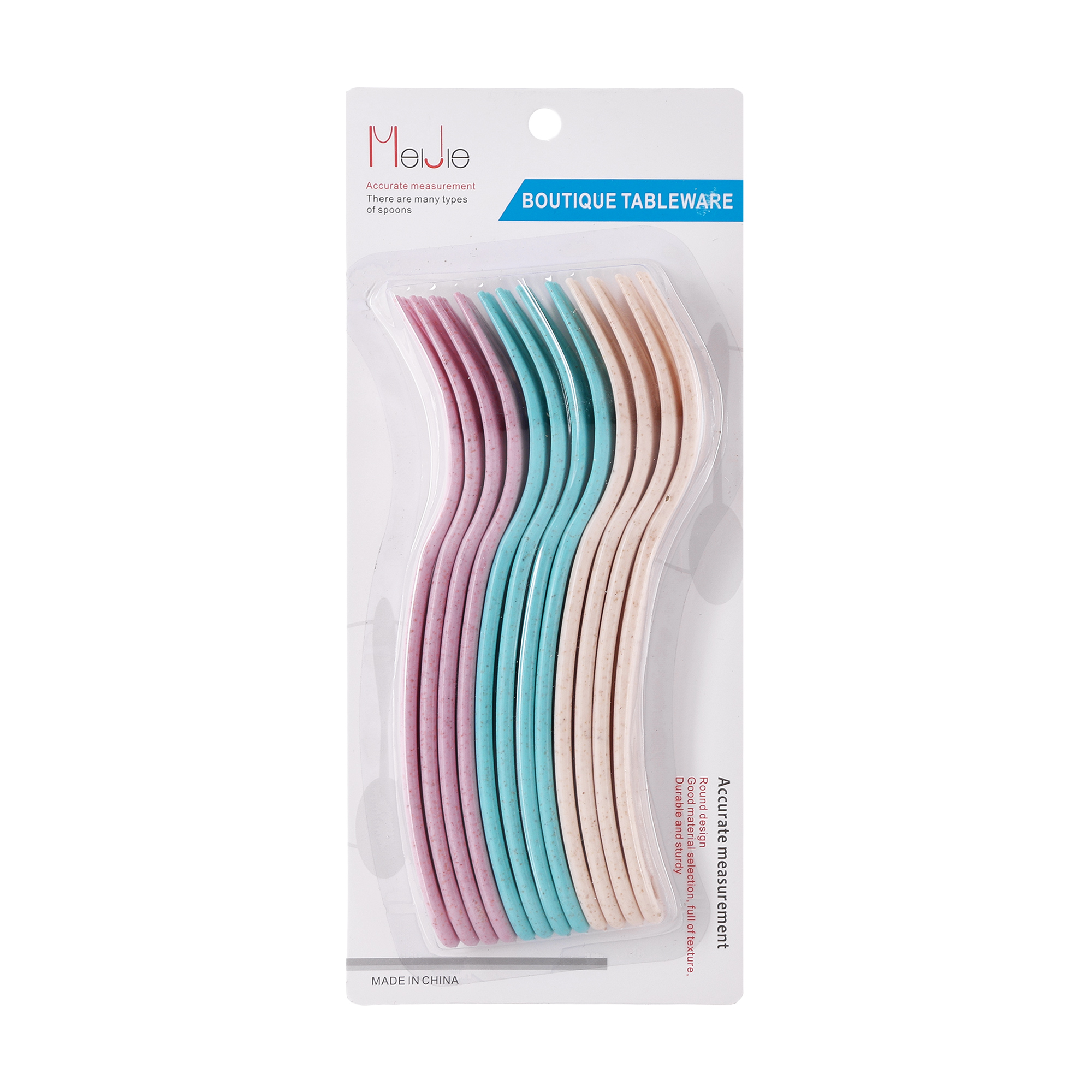 

Набір пластикових виделок, 12 шт (24NV1)