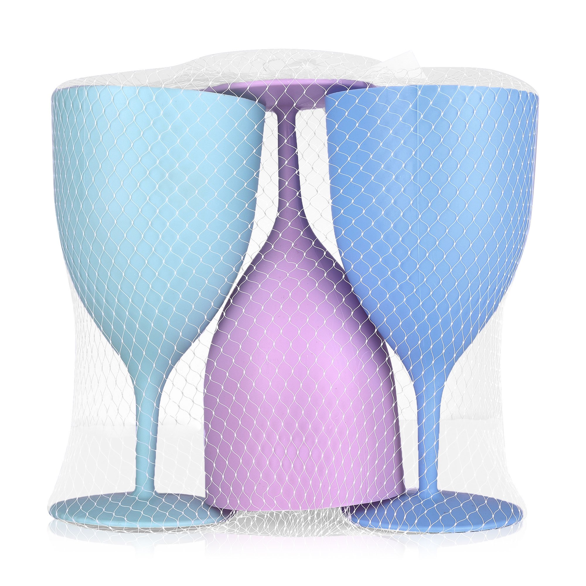 

Набір пластикових бокалів, 310 мл, 16*8 см, 3 шт (24NBP)