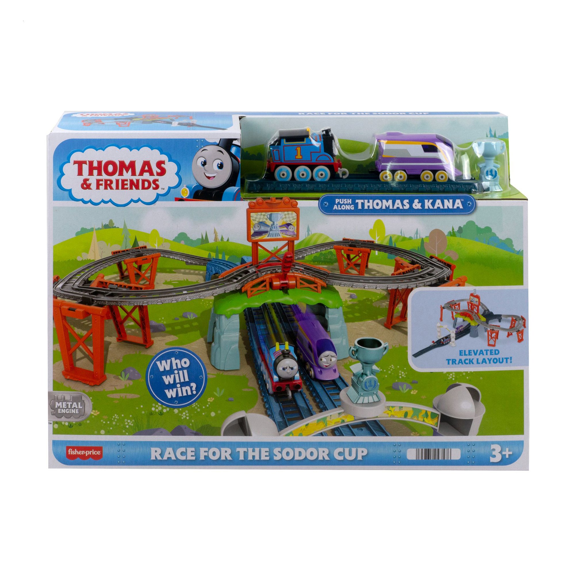 

Ігровий набір Fisher-Price Thomas and friends Пригоди на Содорі, 11*43*3 см, від 3 років (HFW03)