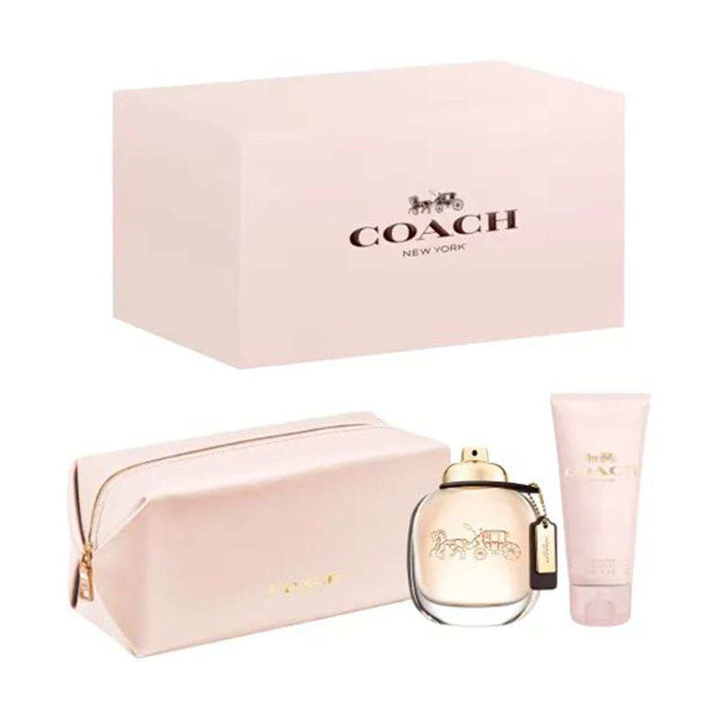 

Парфумований набір жіночий Coach Woman (парфумована вода, 90 мл + лосьйон для тіла, 100 мл + косметичка)