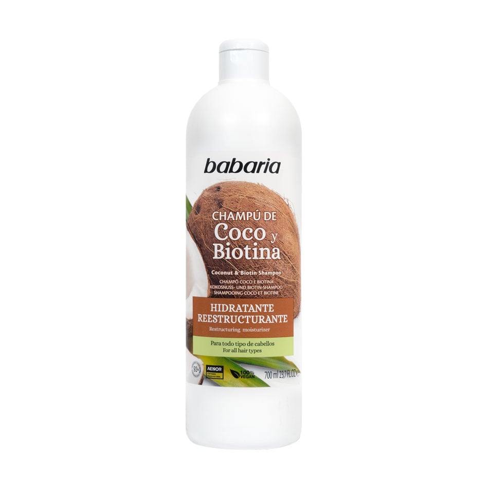 

Шампунь для волосся Babaria Coconut And Biotin Shampoo з кокосовою олією та біотином, 700 мл