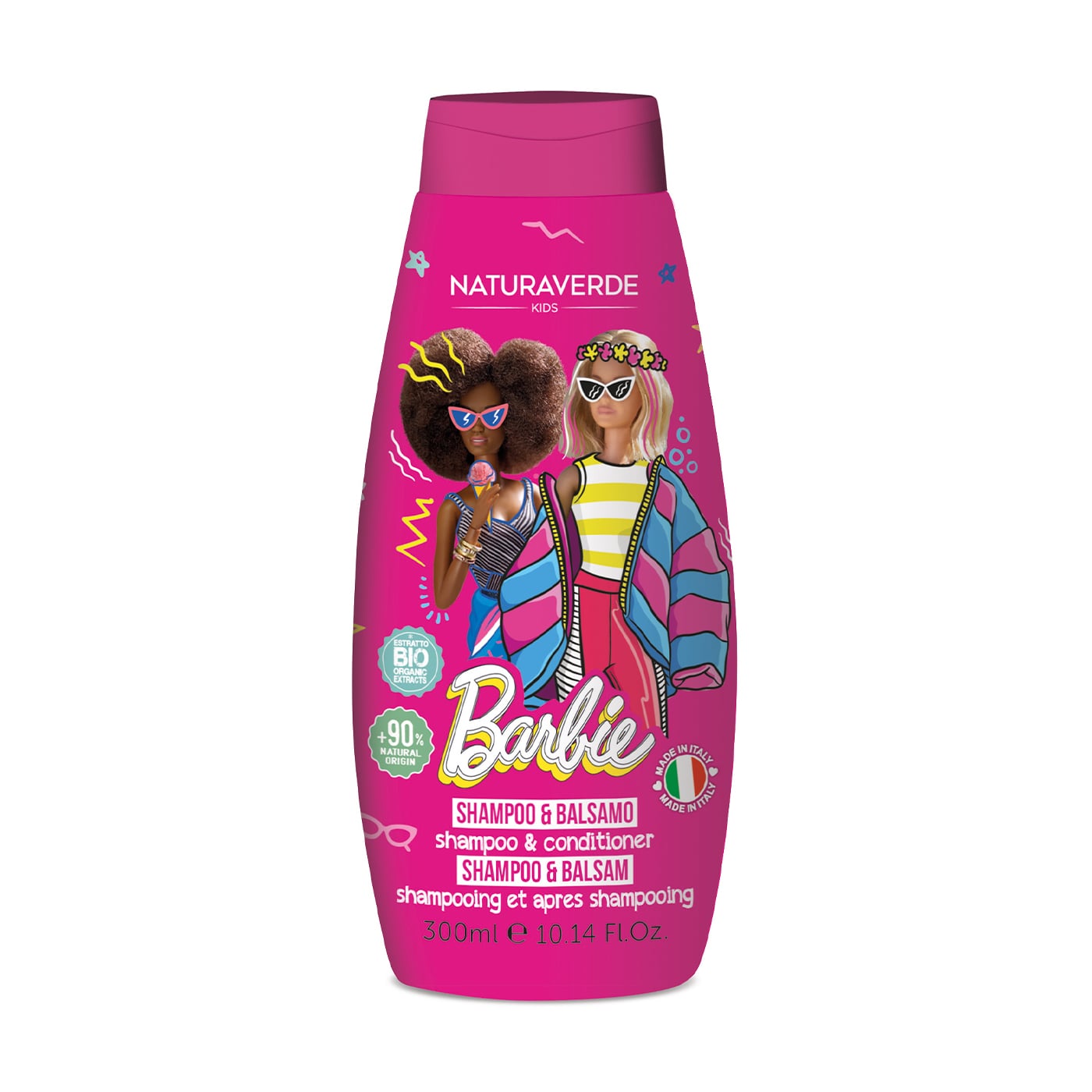 

Уцінка! Дитячий шампунь та кондиціонер Naturaverde Barbie Shampoo & Conditioner, 300 мл