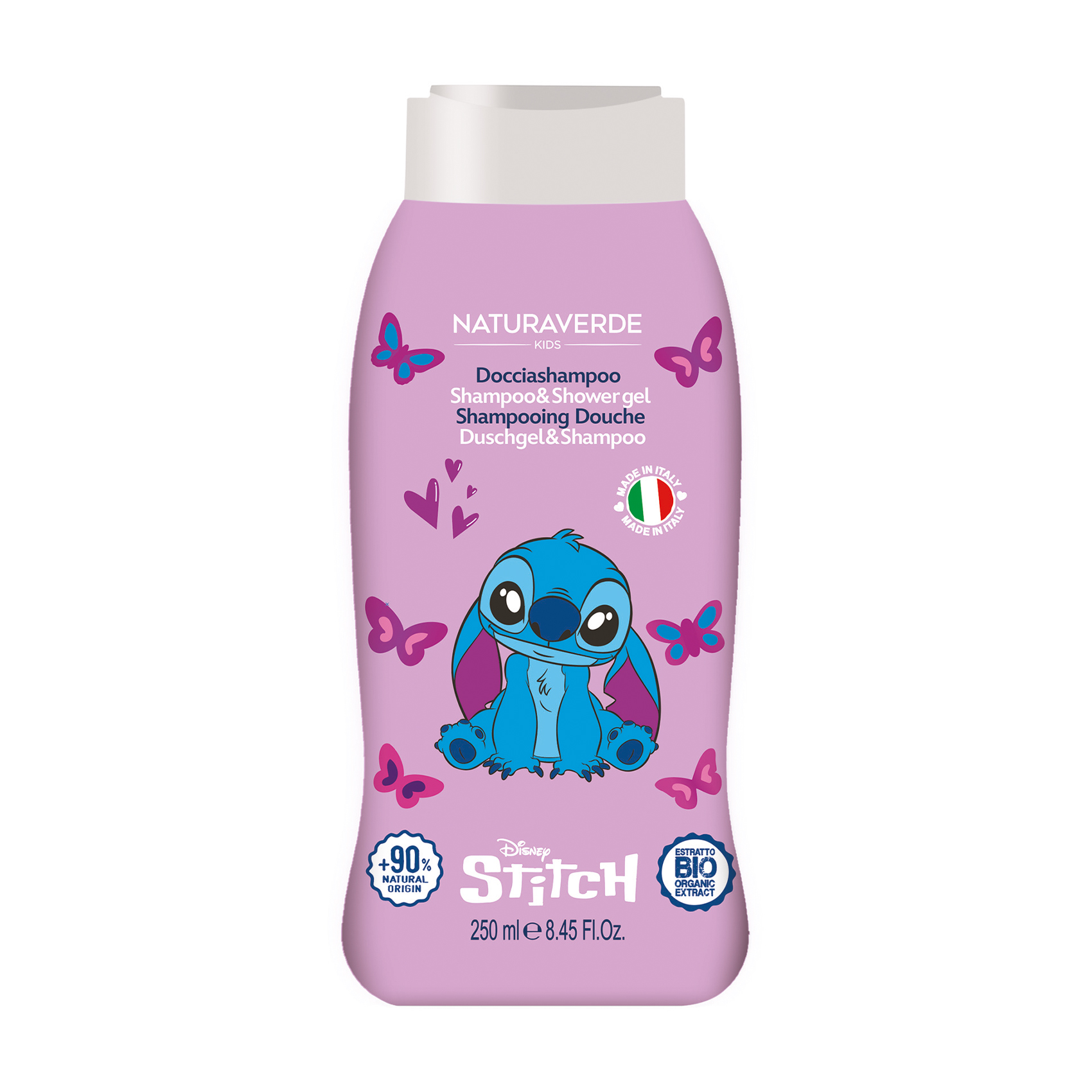 Дитячий шампунь та кондиціонер Naturaverde Disney Shampoo & Shower Gel, 250 мл