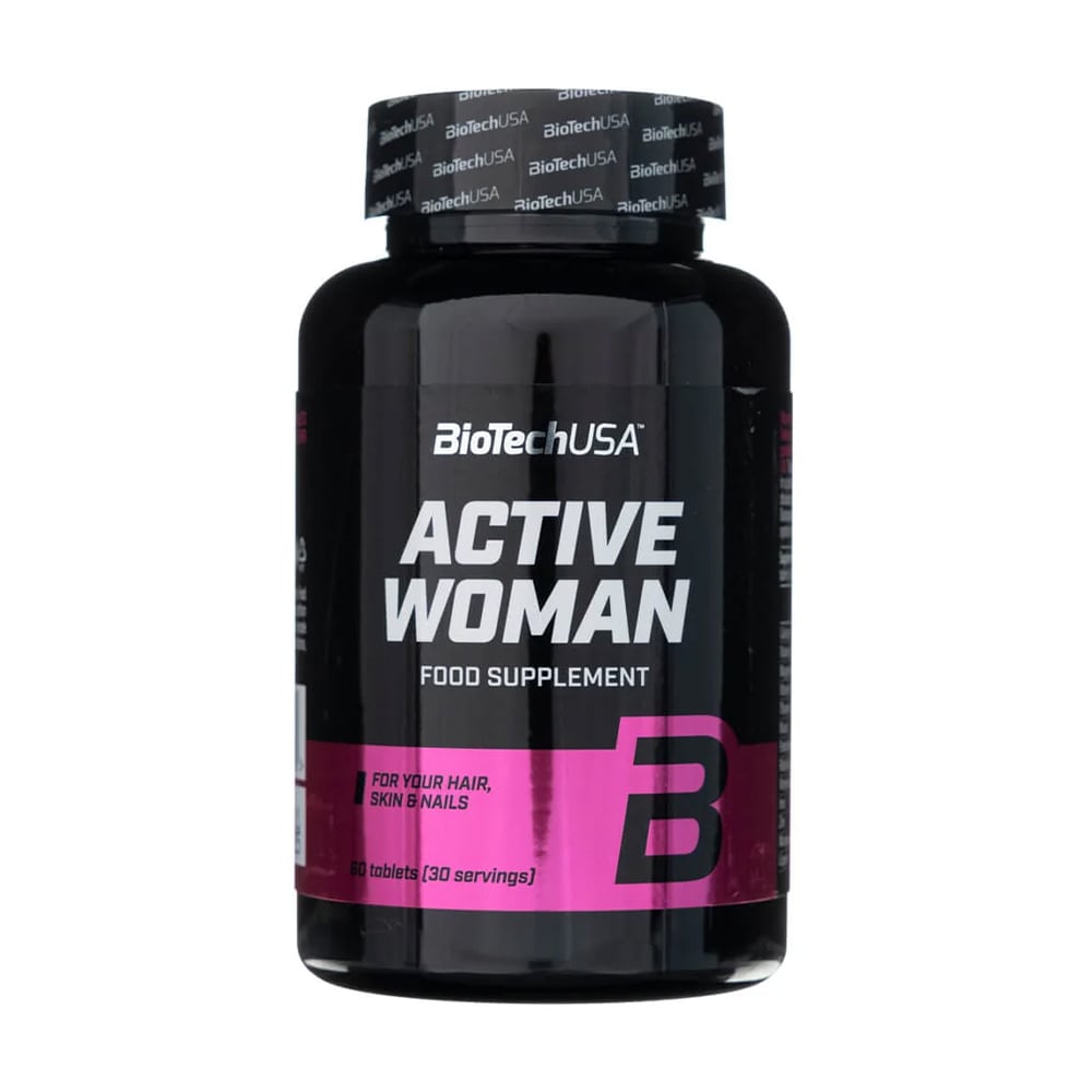 

Жіночий комплекс для шкіри, нігтів та волосся BioTechUSA Active Women, 60 таблеток