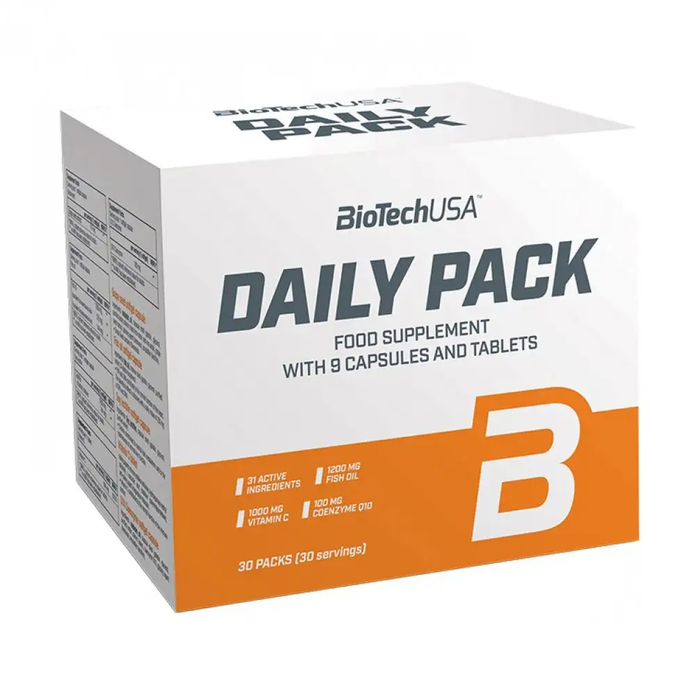 

Вітамінно-мінеральний комплекс BioTech USA Daily Pack, 30 пакетиків