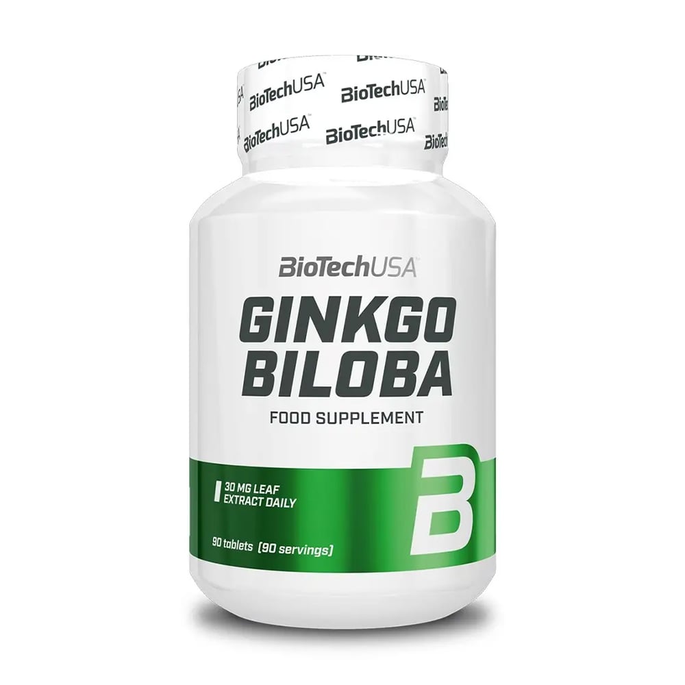 

Гінкго білоба BioTechUSA Ginkgo Biloba, 30 мг, 90 таблеток
