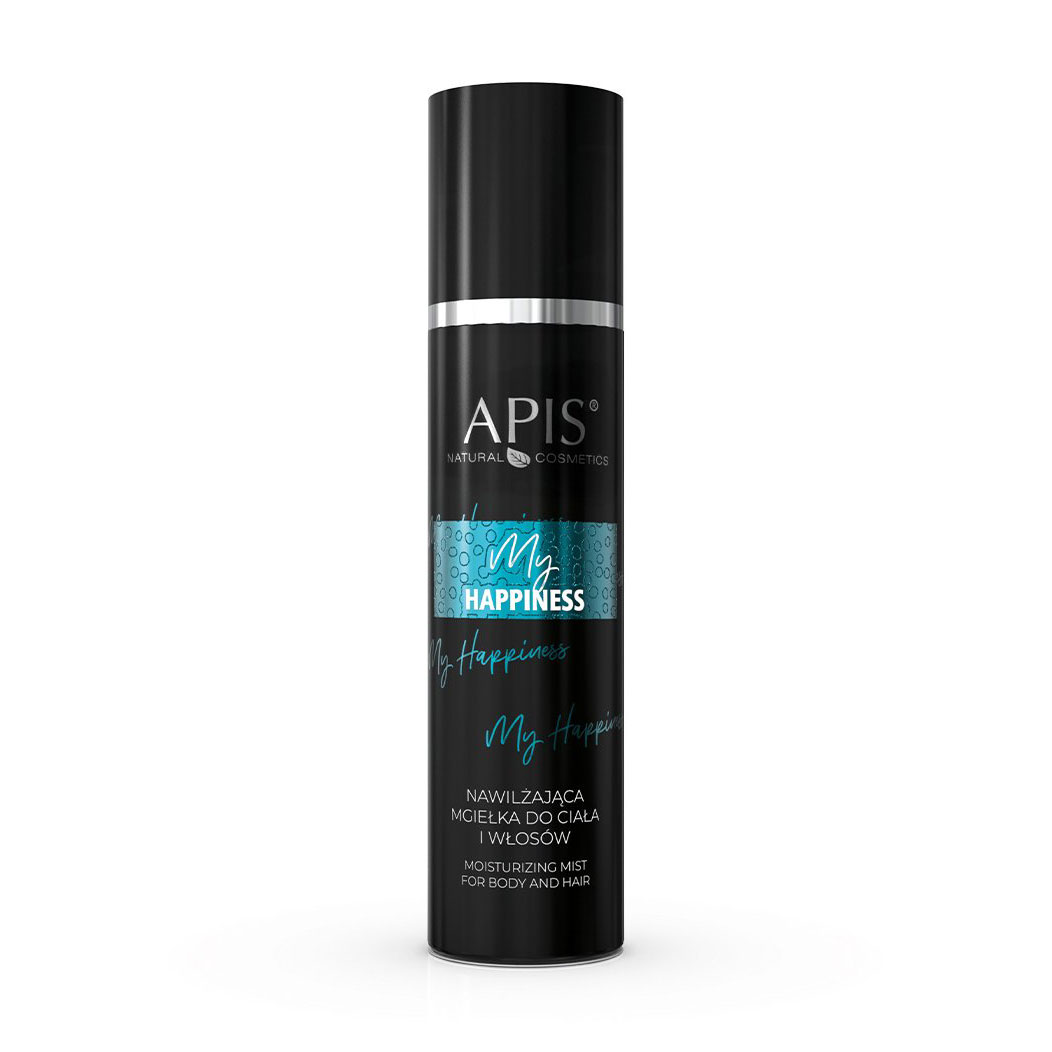 

Уцінка! Зволожувальний спрей для тіла та волосся Apis Natural Cosmetics My Happiness Moisturizing Mist For Body And Hair, 150 мл