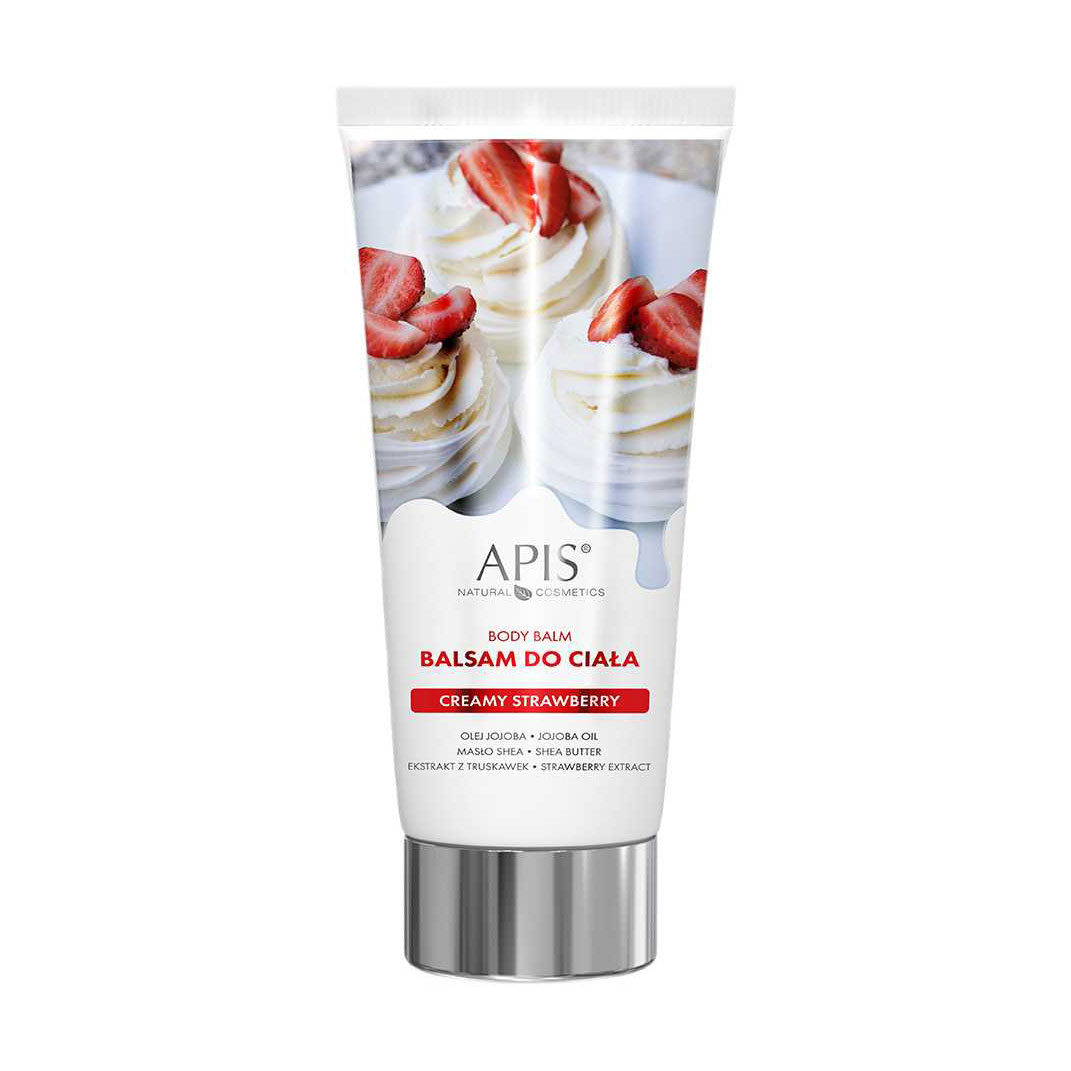 

Уцінка! Бальзам для тіла Apis Natural Cosmetics Creamy Strawberry Body Balm, 200 мл