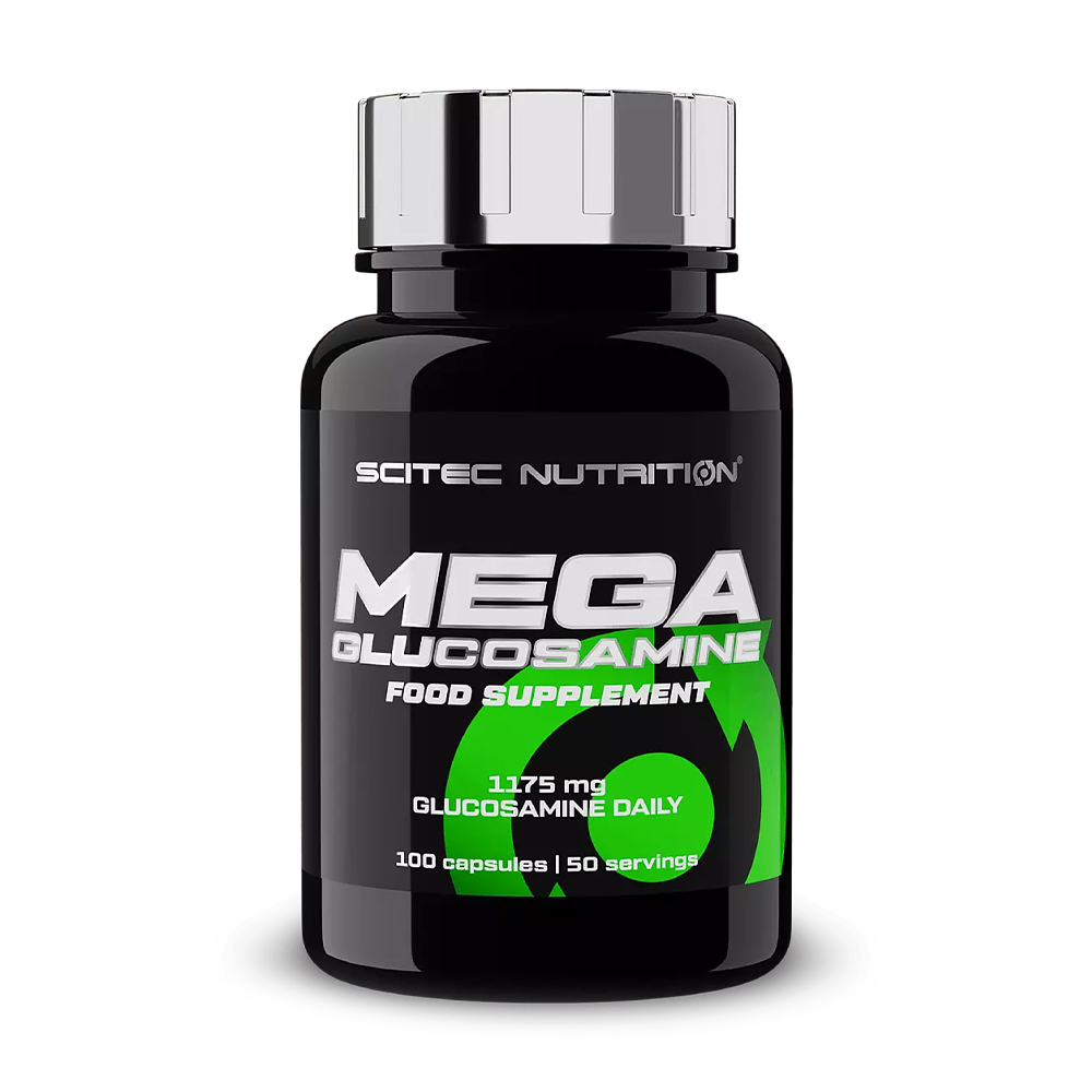 

Комплекс для суглобів та зв'язок Scitec Nutrition Mega Glucosamine, 1175 мг, 100 капсул