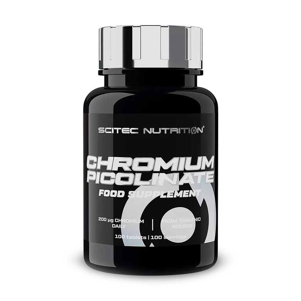 

Жироспалювач Scitec Nutrition Chromium Picolinate, 200 МО, 100 таблеток