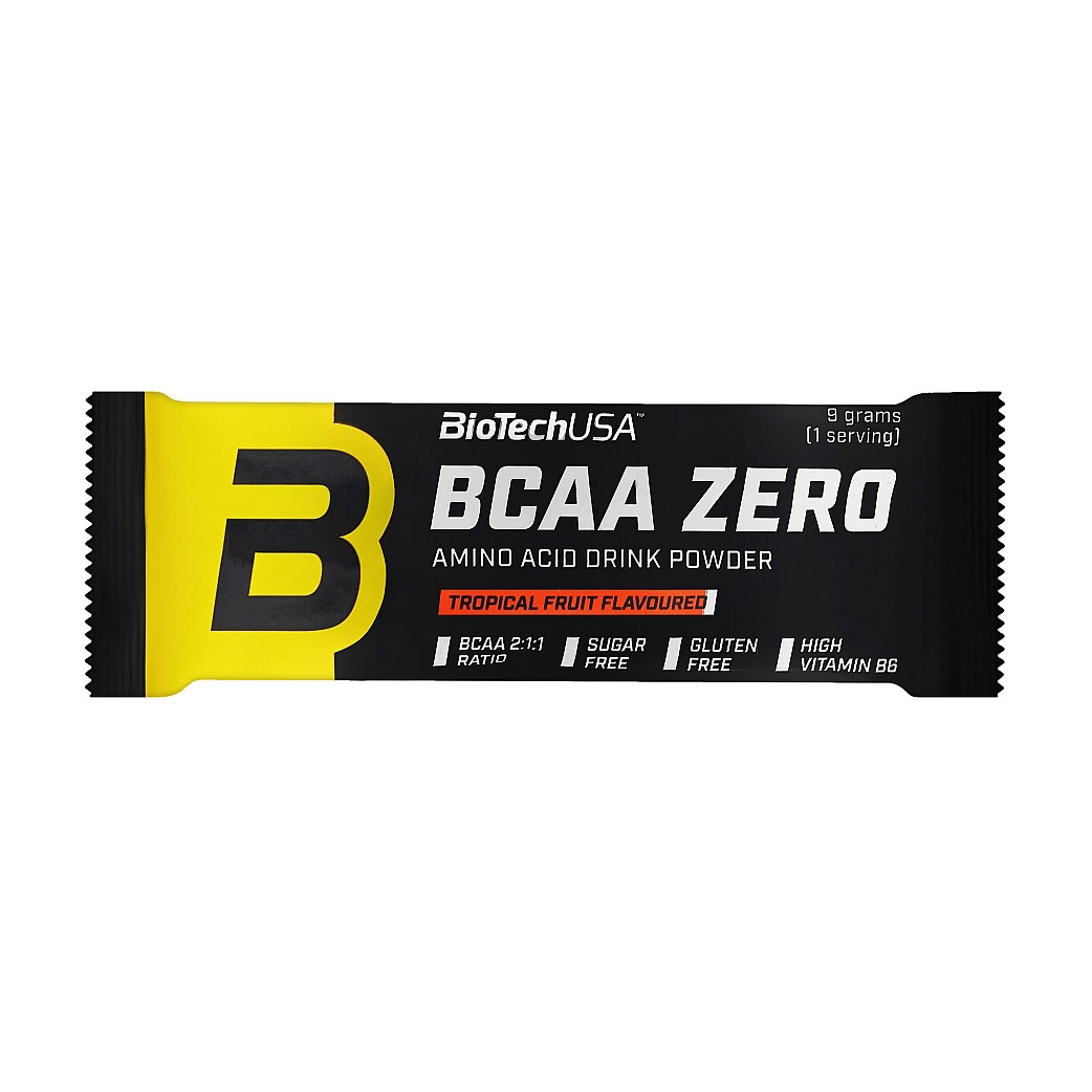 

Амінокислота BioTech USA BCAA Zero Тропічні фрукти, в порошку, 9 г