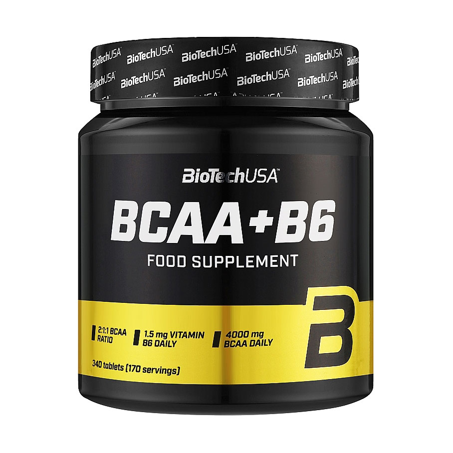 

Амінокислота та вітамін B6 BioTechUSA BCAA + B6, 340 таблеток