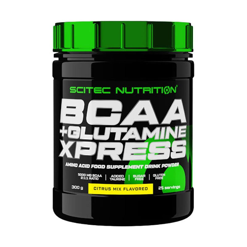 

Амінокислоти Scitec Nutrition BCAA + Glutamine Xpress Цитрусовий мікс, в порошку, 300 г