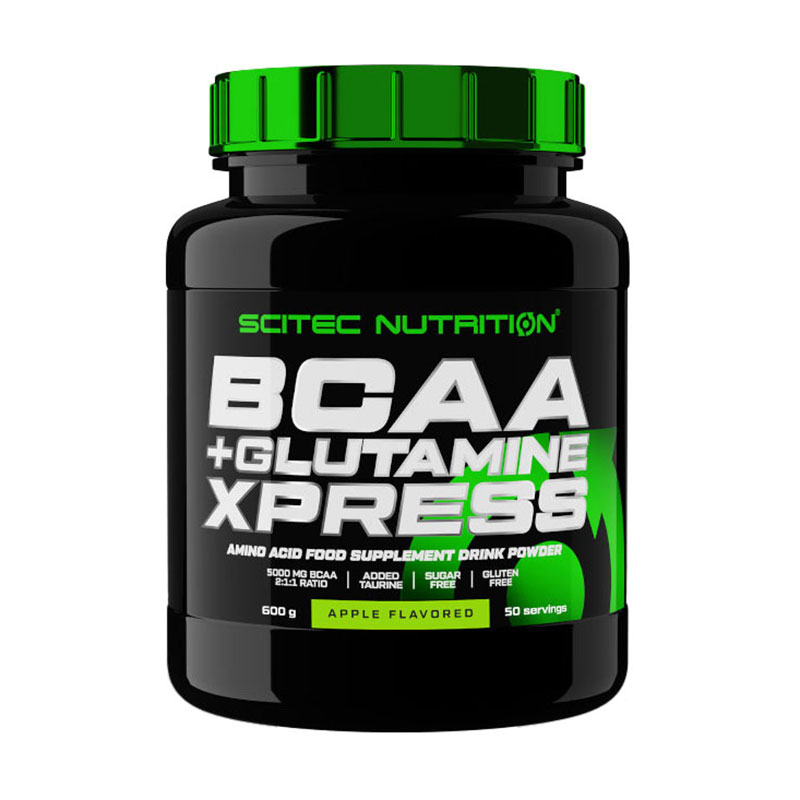 

Амінокислоти Scitec Nutrition BCAA + Glutamine Xpress Яблуко, в порошку, 600 г