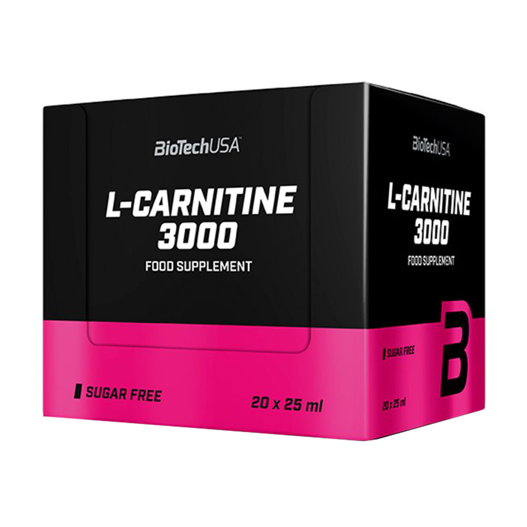 

L-Карнітин BioTech USA L-Carnitine 3000 Лимон, в рідині, 20*25 мл