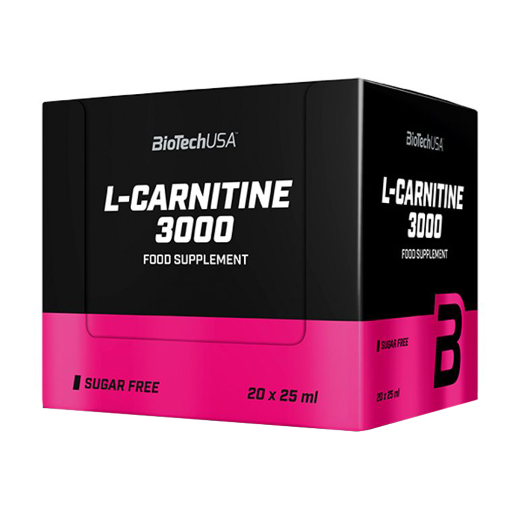 

L-Карнітин BioTech USA L-Carnitine 3000 Апельсин, в рідині, 20*25 мл