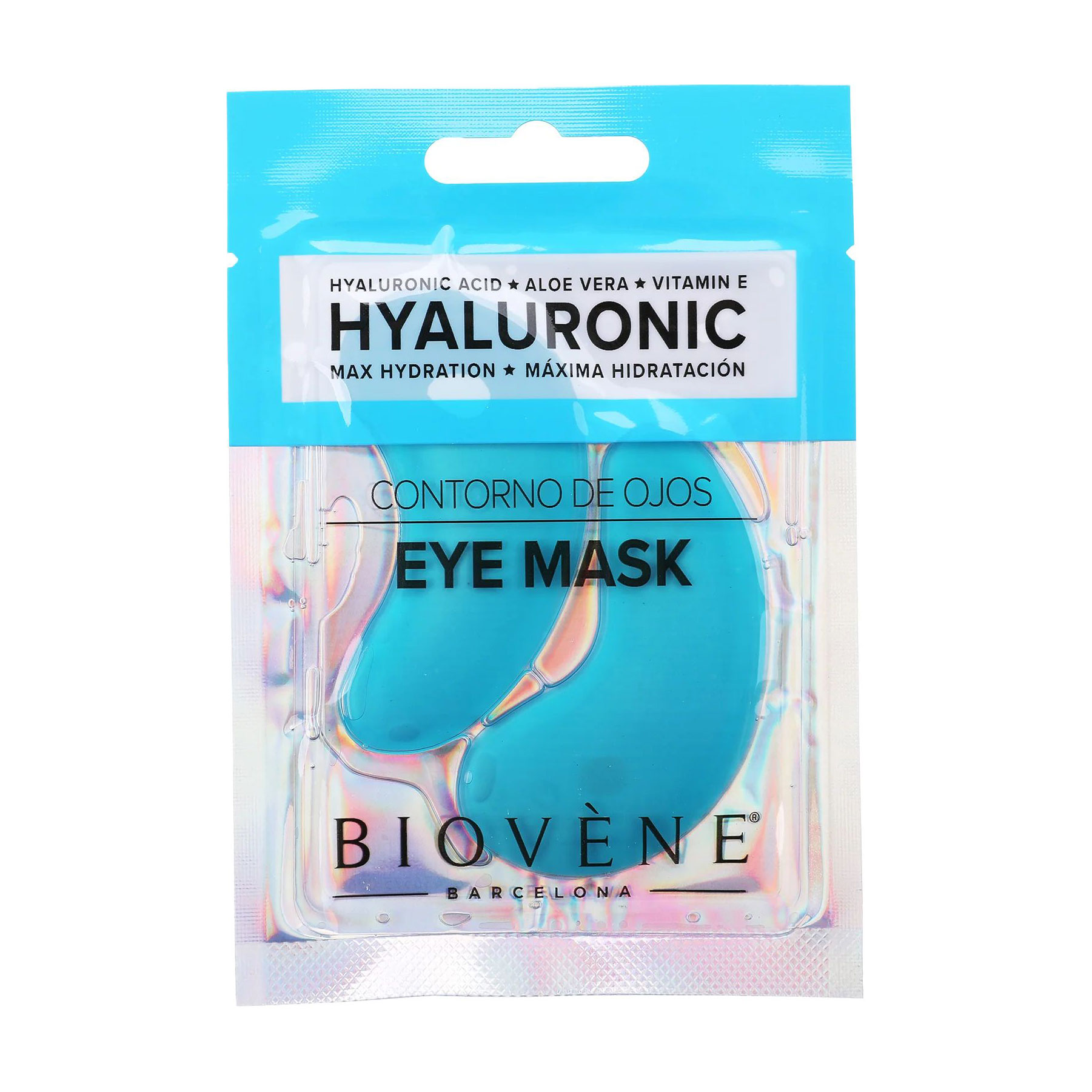 

Зволожувальні патчі для шкіри навколо очей Biovene Hyaluronic Eye Mask, 1 пара
