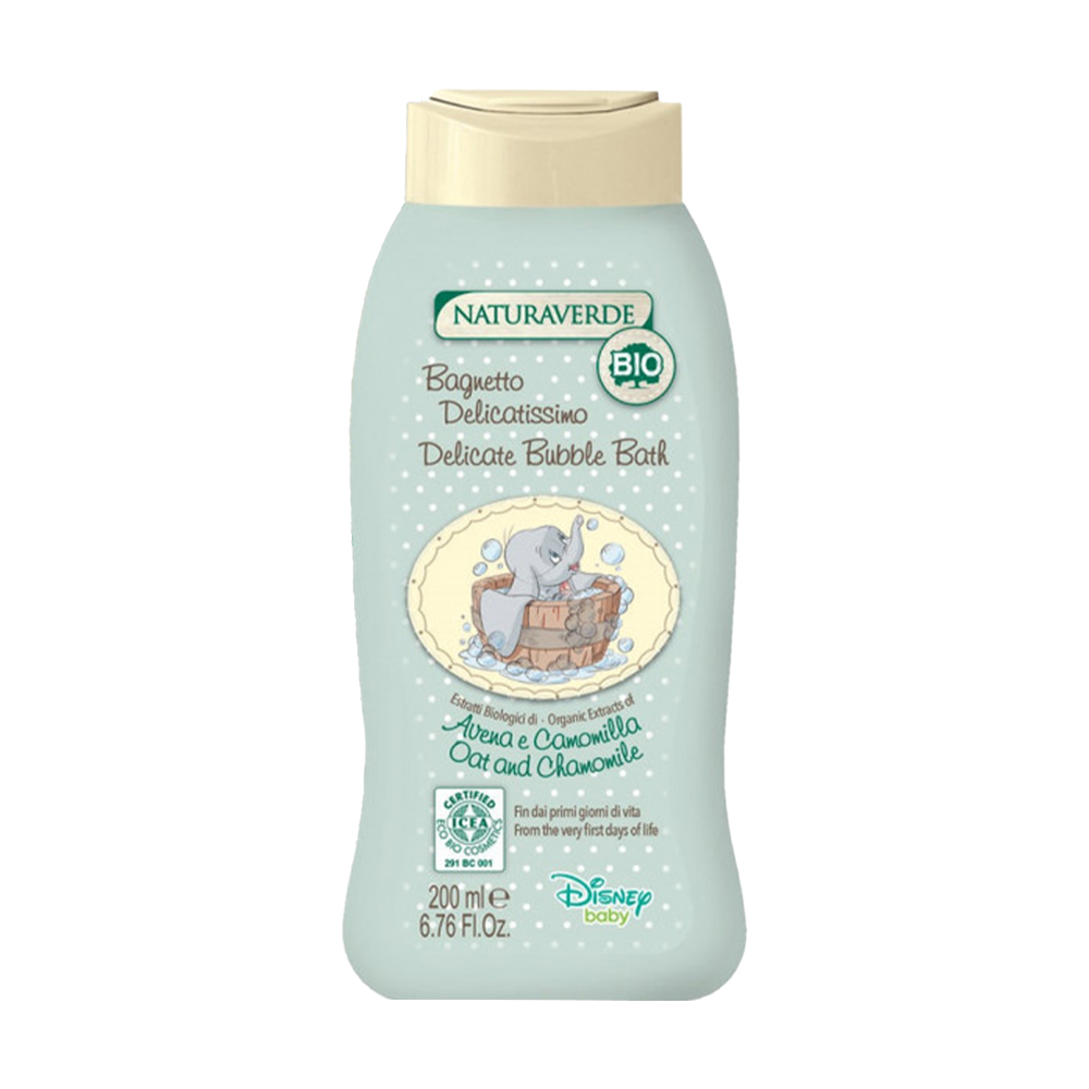 

Дитяча пінка для ванни Naturaverde Disney Baby Delicate Bubble Bath, 200 мл