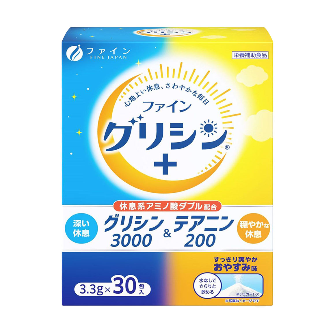 

Гліцин та L-теанін Fine Japan Glycine 3000 & Theanine 200, 30 стіків