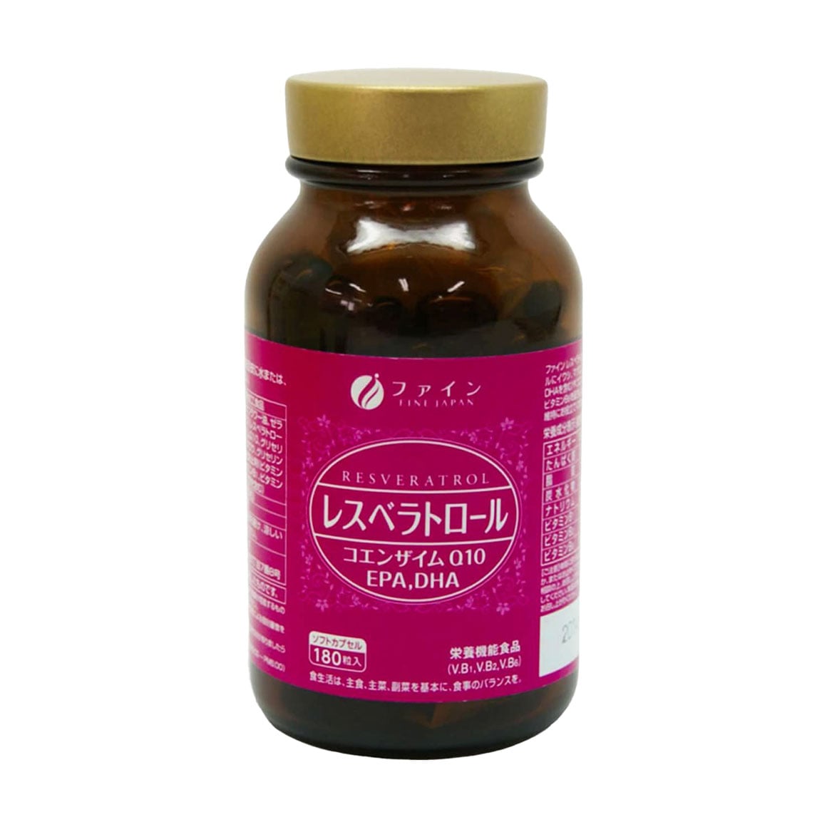 

Уцінка! Ресвератрол, омега 3 та коензим Q10 Fine Japan Resveratrol + Omega + Q10, 180 капсул