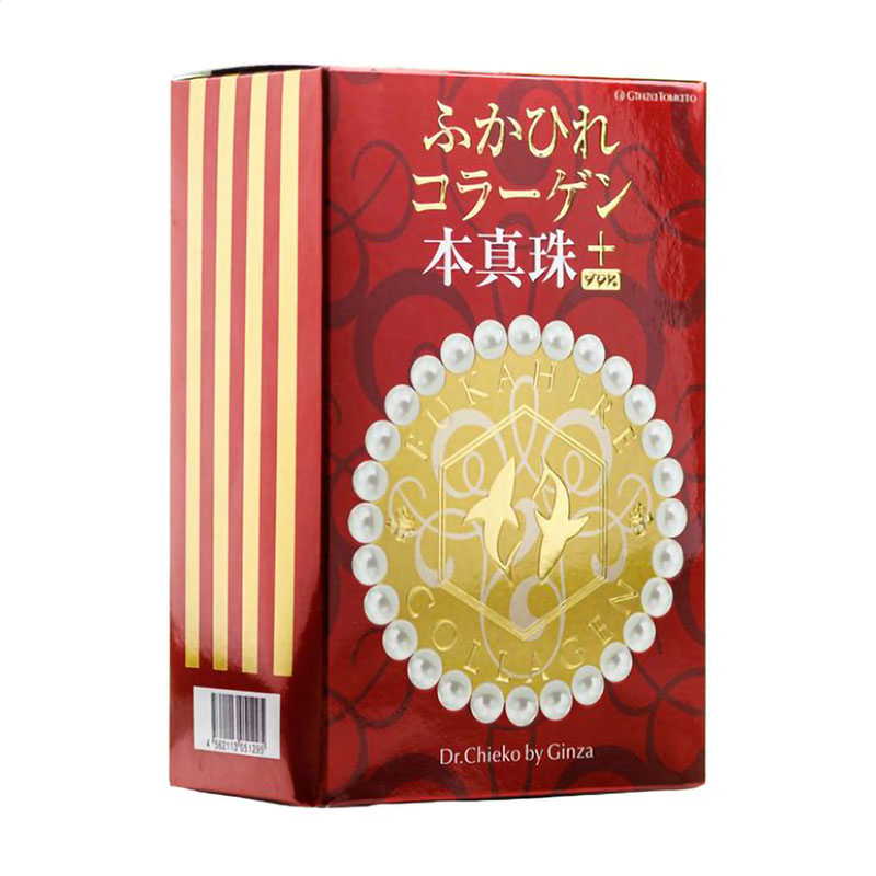 

Колагенове желе Ginza Tomato Shark Collagen Pearl Plus з пудрою перлин, 30 стіків
