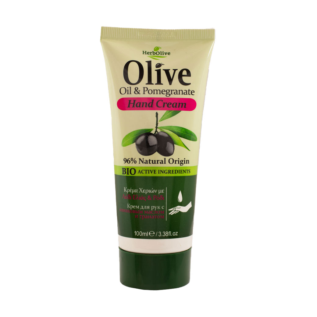 

Крем для рук Madis HerbOlive Olive Oil & Pomergranate Hand Cream з гранатом, 100 мл