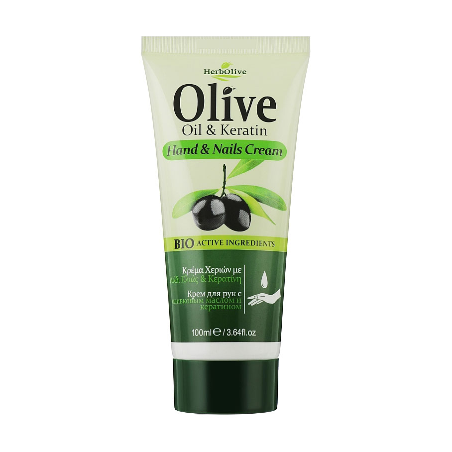 

Крем для рук Madis HerbOlive Hand Cream з оливковою олією та кератином, 100 мл