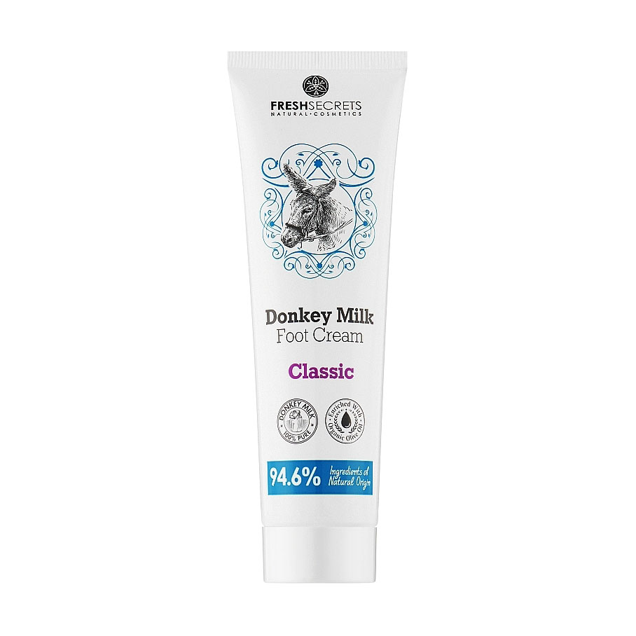 

Крем для ніг Madis Fresh Secrets Foot Cream з ослячим молоком, 100 мл