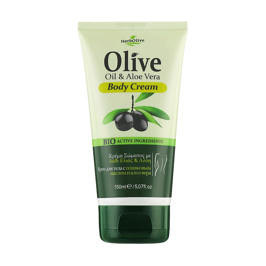 

Крем для тіла Madis HerbOlive Body Cream з оливковою олією та алое вера, 150 мл