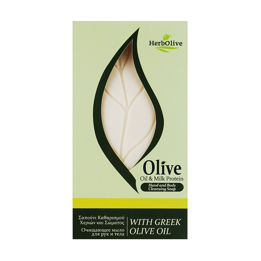 

Туалетне мило для рук та тіла Madis HerbOlive Hand & Body Cleansing Soap з молочним білком, 80 г