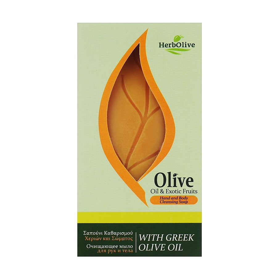 

Туалетне мило для рук та тіла Madis HerbOlive Hand & Body Cleansing Soap з екзотичними фруктами, 80 г