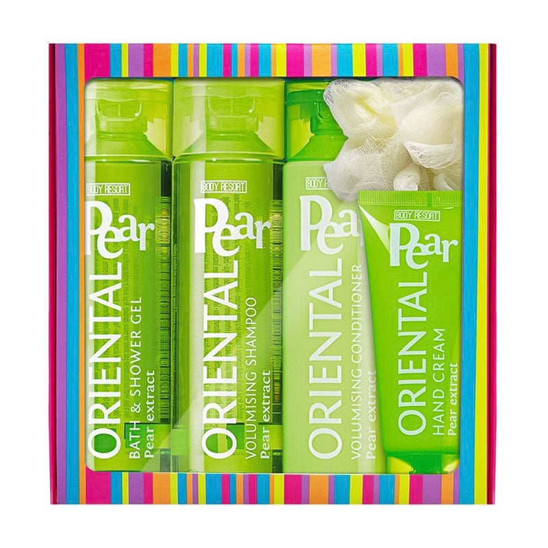 

Уцінка! Набір для тіла Mades Cosmetics Body Resort Oriental Pear з екстрактом груши, 5 предметів