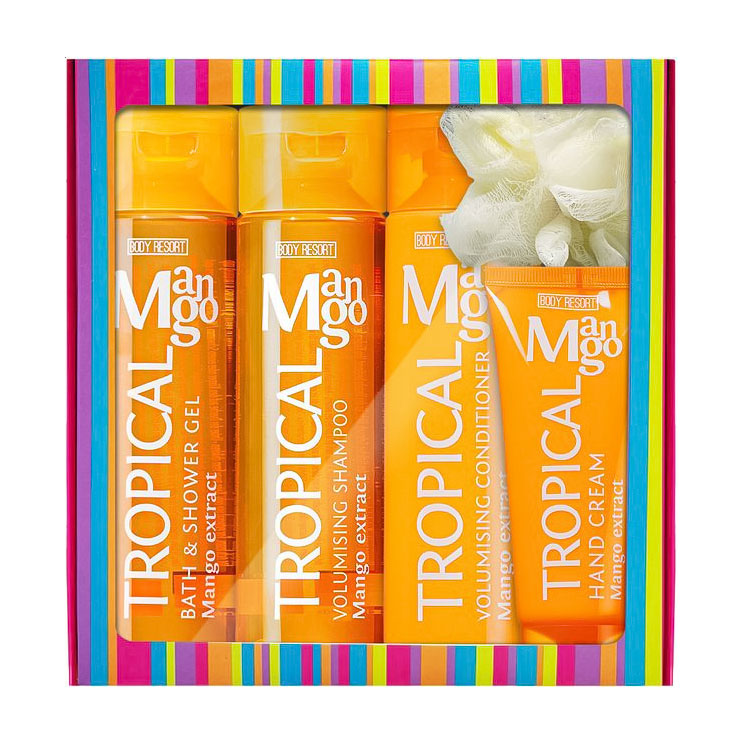 

Набір для тіла Mades Cosmetics Body Resort Tropical Mango з екстрактом манго, 5 предметів