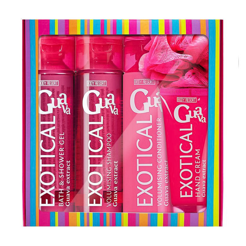 

Уцінка! Набір для тіла Mades Cosmetics Body Resort Exotical Guava з екстрактом гуави, 5 предметів