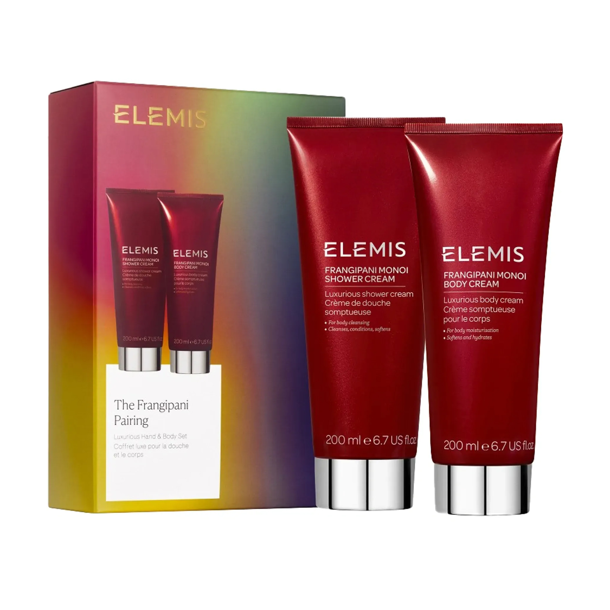 

Набір для тіла Elemis The Frangipani Pairing Luxurious Shower & Body Set (крем для тіла, 200 мл + крем для душу, 200 мл)