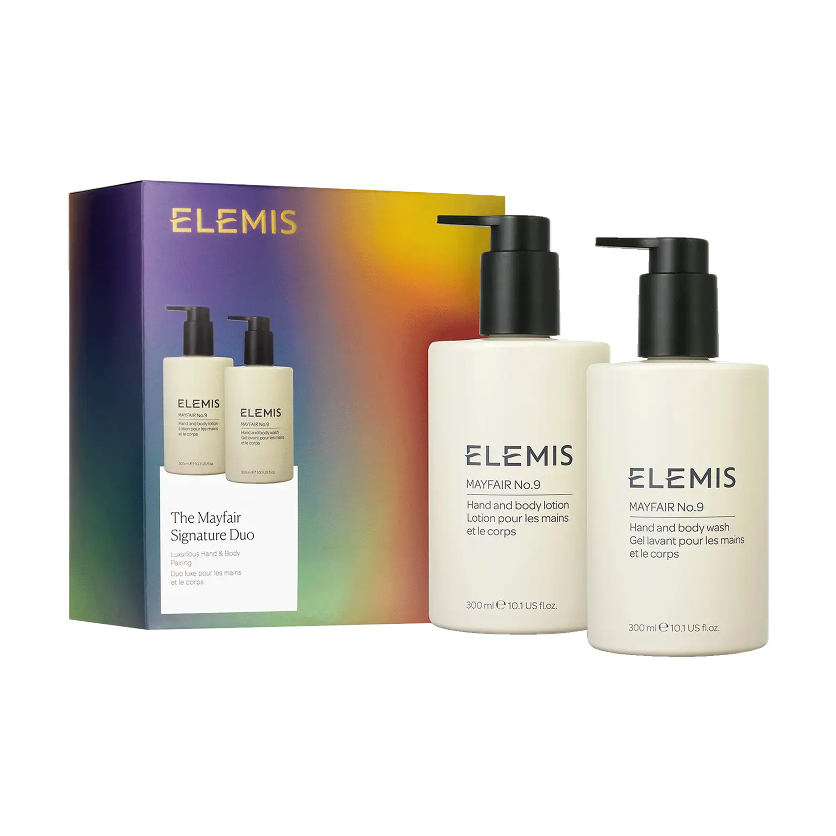 

Набір для рук і тіла Elemis The Mayfair Signature Duo (очищувальний гель, 300 мл + лосьйон, 300 мл)