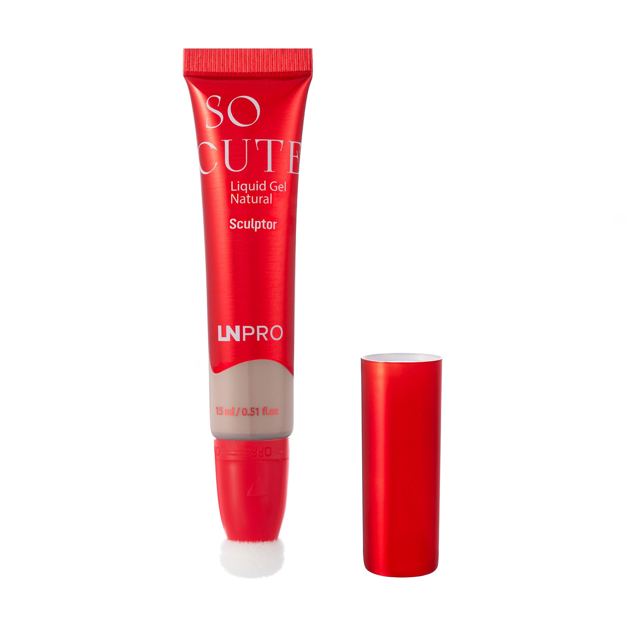 

Рідкий гелевий скульптор LN Pro So Cute Liquid Gel Natural Sculptor 105, 15 мл
