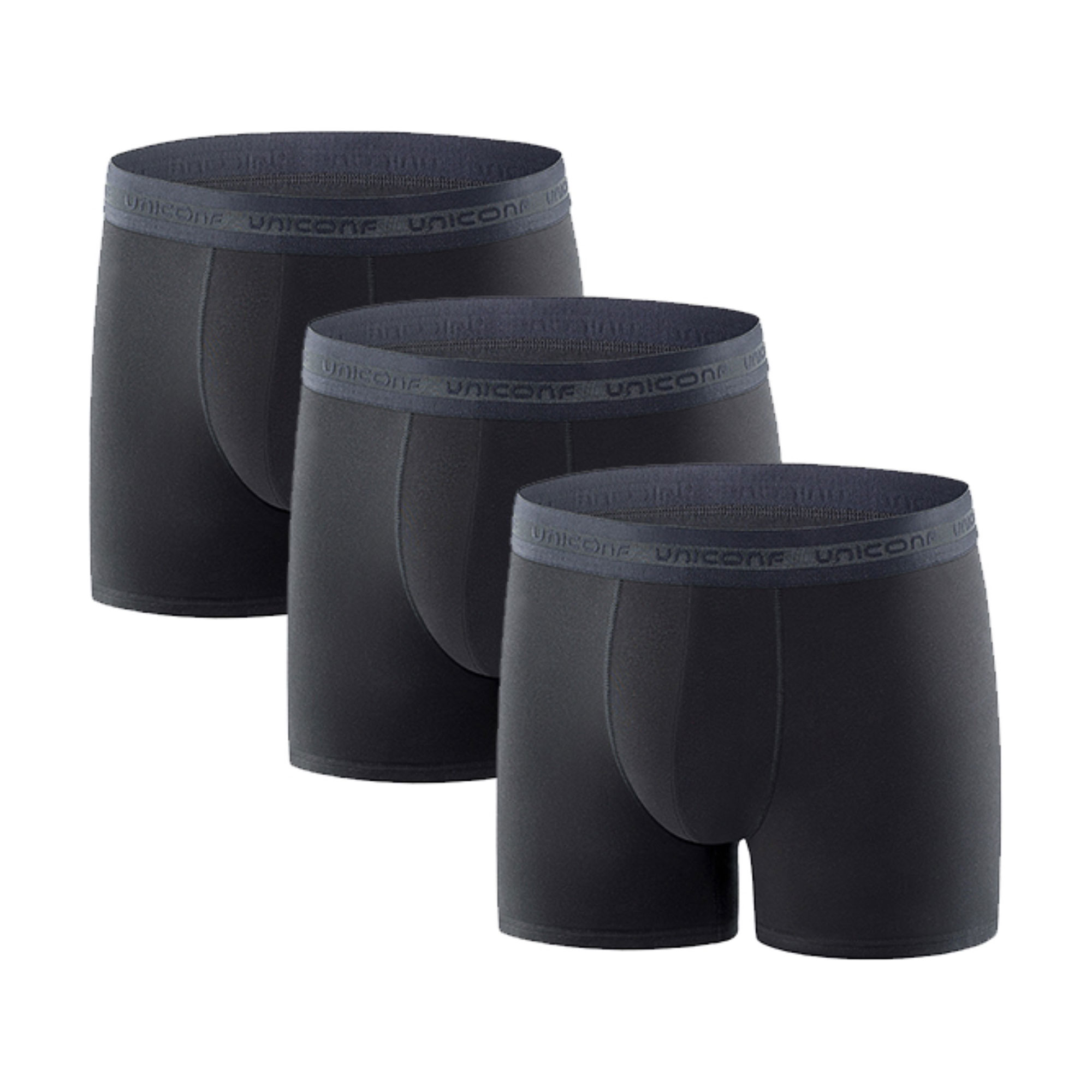 

Труси-боксери чоловічі Uniconf UBB08, Black, розмір, XXL, 3 шт