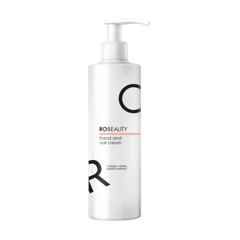 

Крем для рук та нігтів RoBeauty Hand And Nail Cream з колагеном, еластином та екстрактом півонії, 250 мл