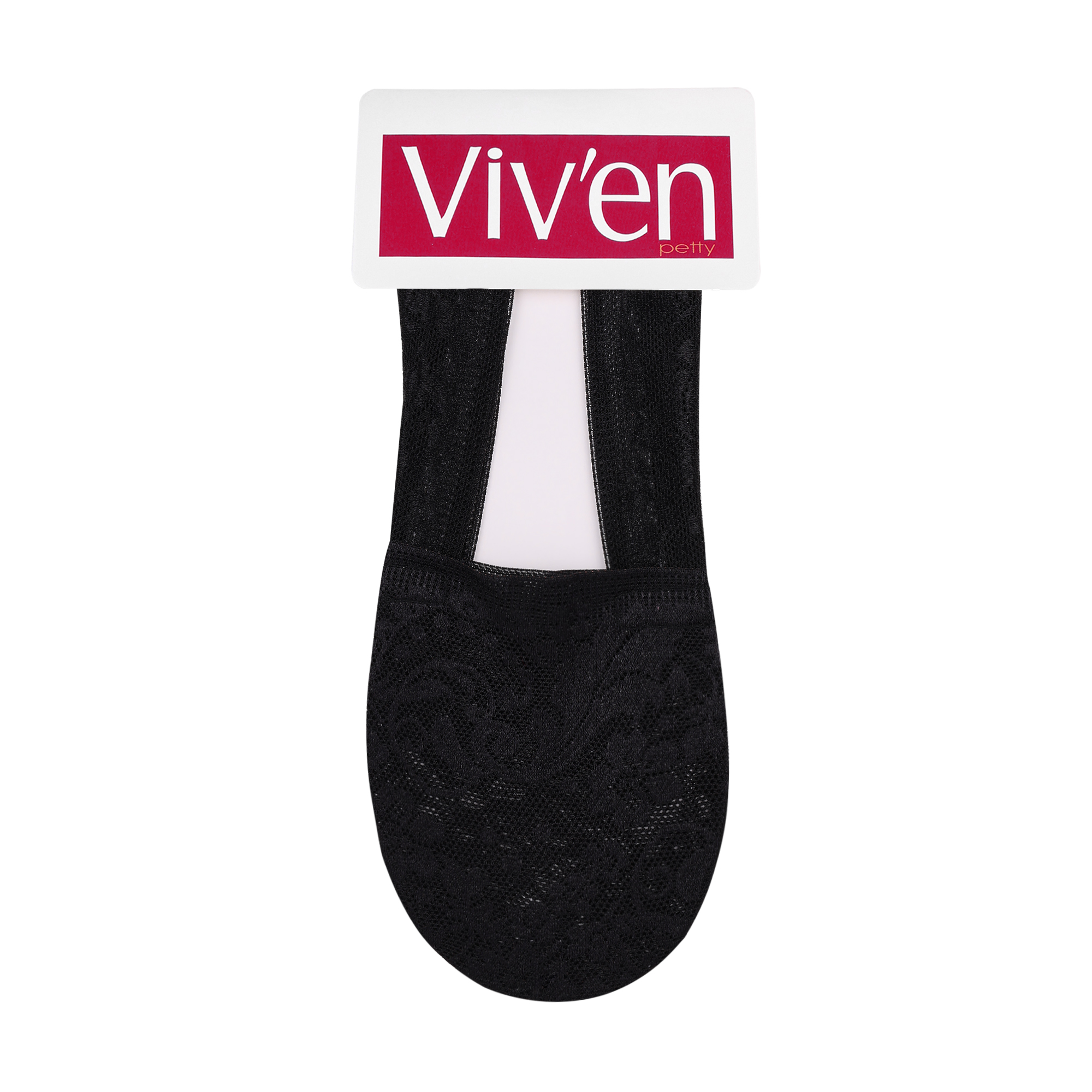 

Підслідники жіночі Viv'en petty мережевні, середні, чорні, розмір 35-37