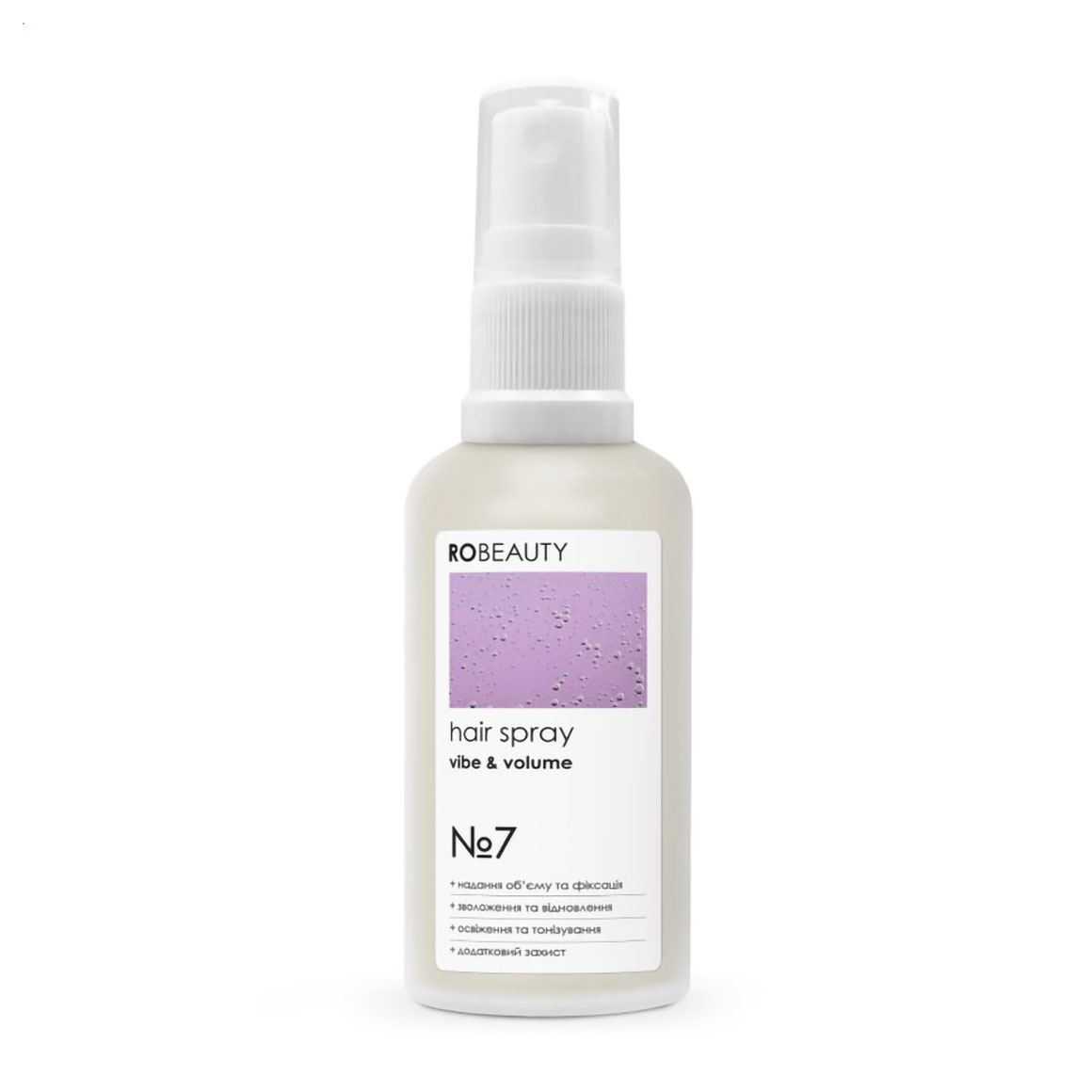 

Спрей RoBeauty 7 Vibe & Volume Hair Spray для об'єму волосся, 51 мл