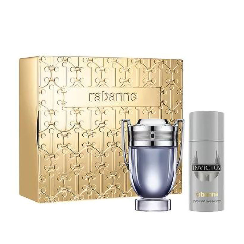 

Парфумований набір чоловічий Rabanne Invictus Set (туалетна вода, 100 мл + дезодорант-спрей, 150 мл)