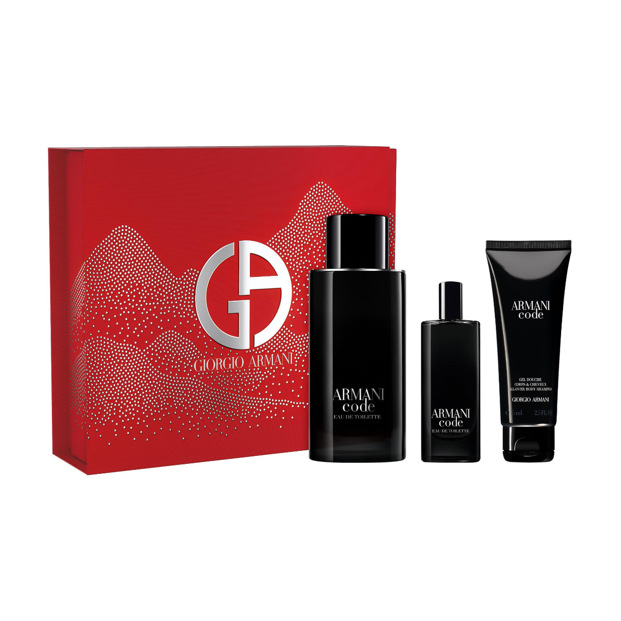 

Парфумований набір чоловічий Giorgio Armani Armani Code (туалетна вода, 125 мл + гель для душа, 75 мл + туалетна вода, 15 мл)