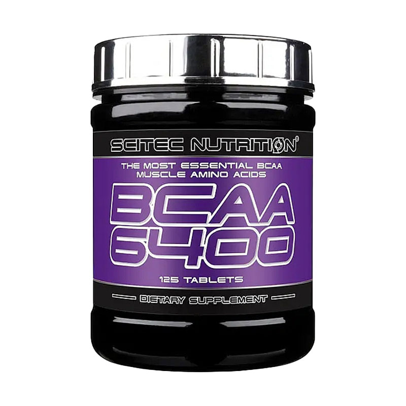 

Амінокислоти Scitec Nutrition BCAA 6400, 125 таблеток