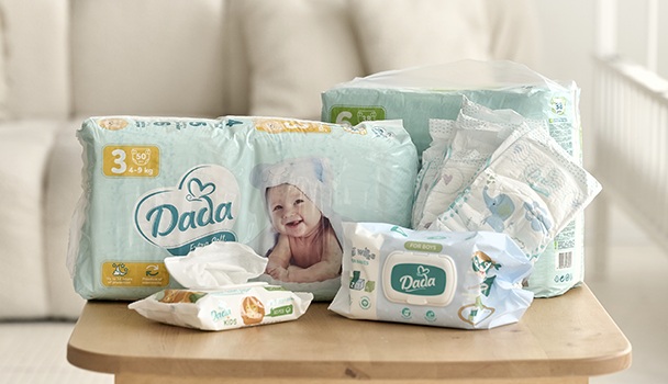 Вся продукція Dada виготовлена з гіпоалергенних матеріалів