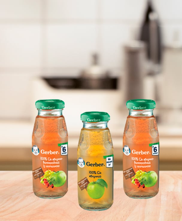 Продукція Gerber для маленьких гурманів